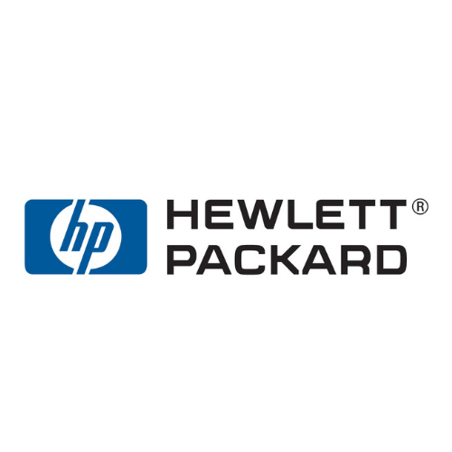 hp logo, hewlett packard
